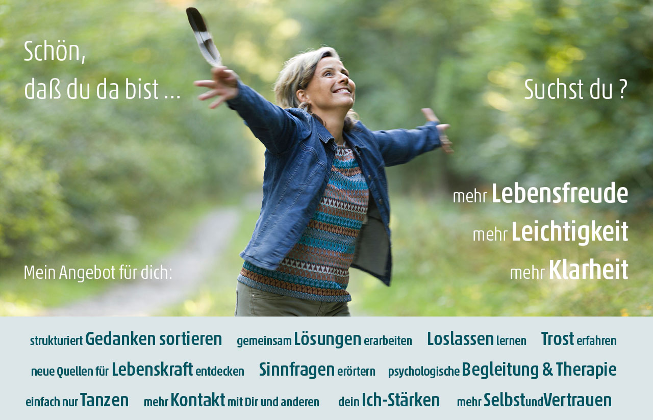 Psychologische Beratung-Coaching-Therapie, Ressourcing, Tanztherapie DanseVita - Das Leben ist eine Tanz - Workshops, Events, Themenaseminare - Katja Plocher