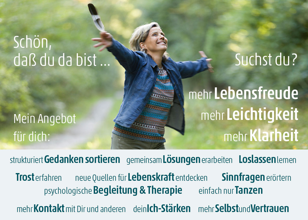 Psychologische Beratung-Coaching-Therapie, Ressourcing, Tanztherapie DanseVita - Das Leben ist eine Tanz - Workshops, Events, Themenaseminare - Katja Plocher